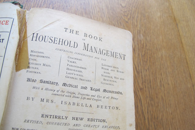 Old School: Part 1 Isabella Beeton and Household Management